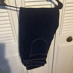 Lane Bryant Women's Straight Leg Jeans - Dark Blue